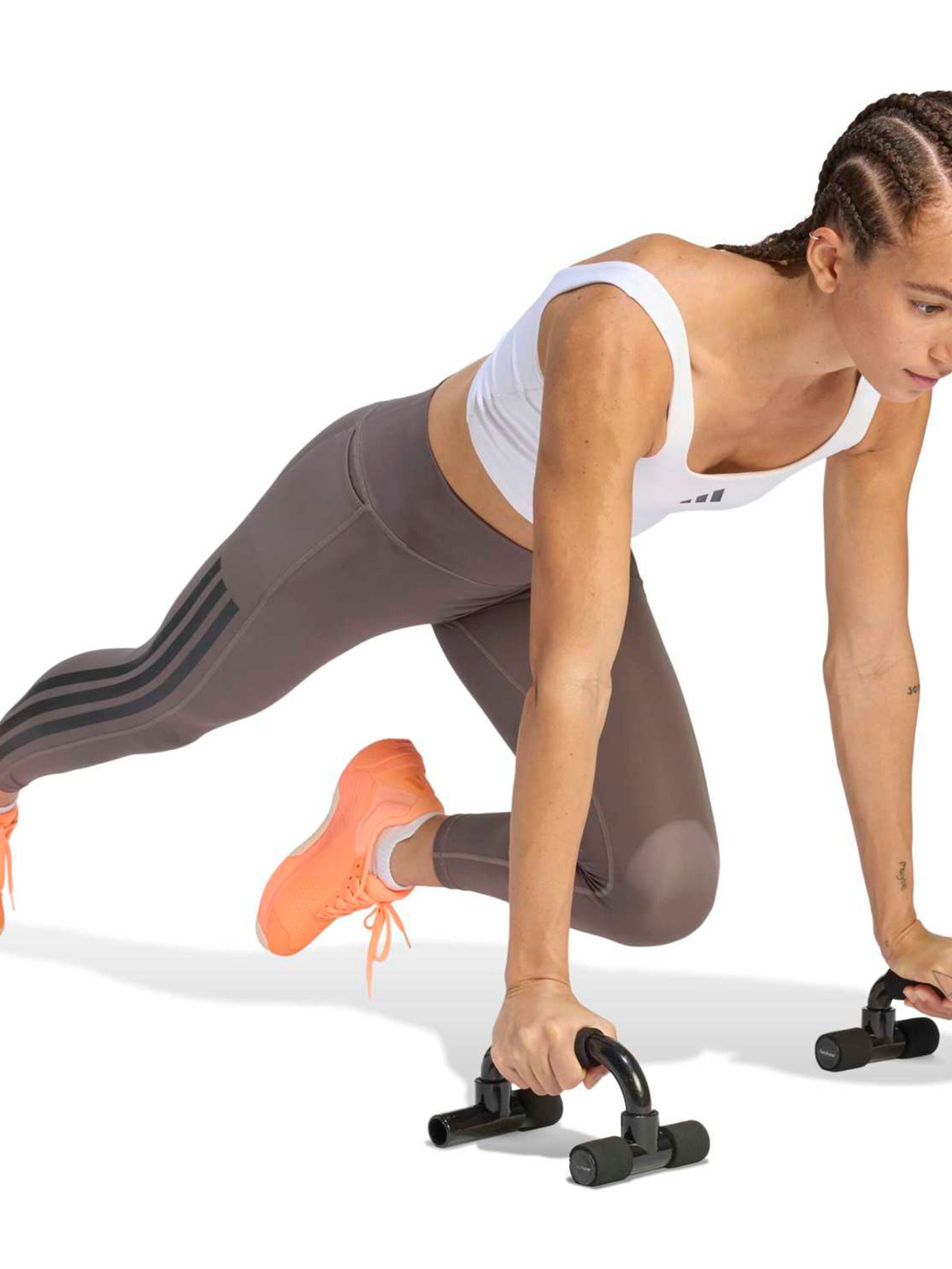 Skinny Pantalon de sport 'Optime' ADIDAS PERFORMANCE en gris