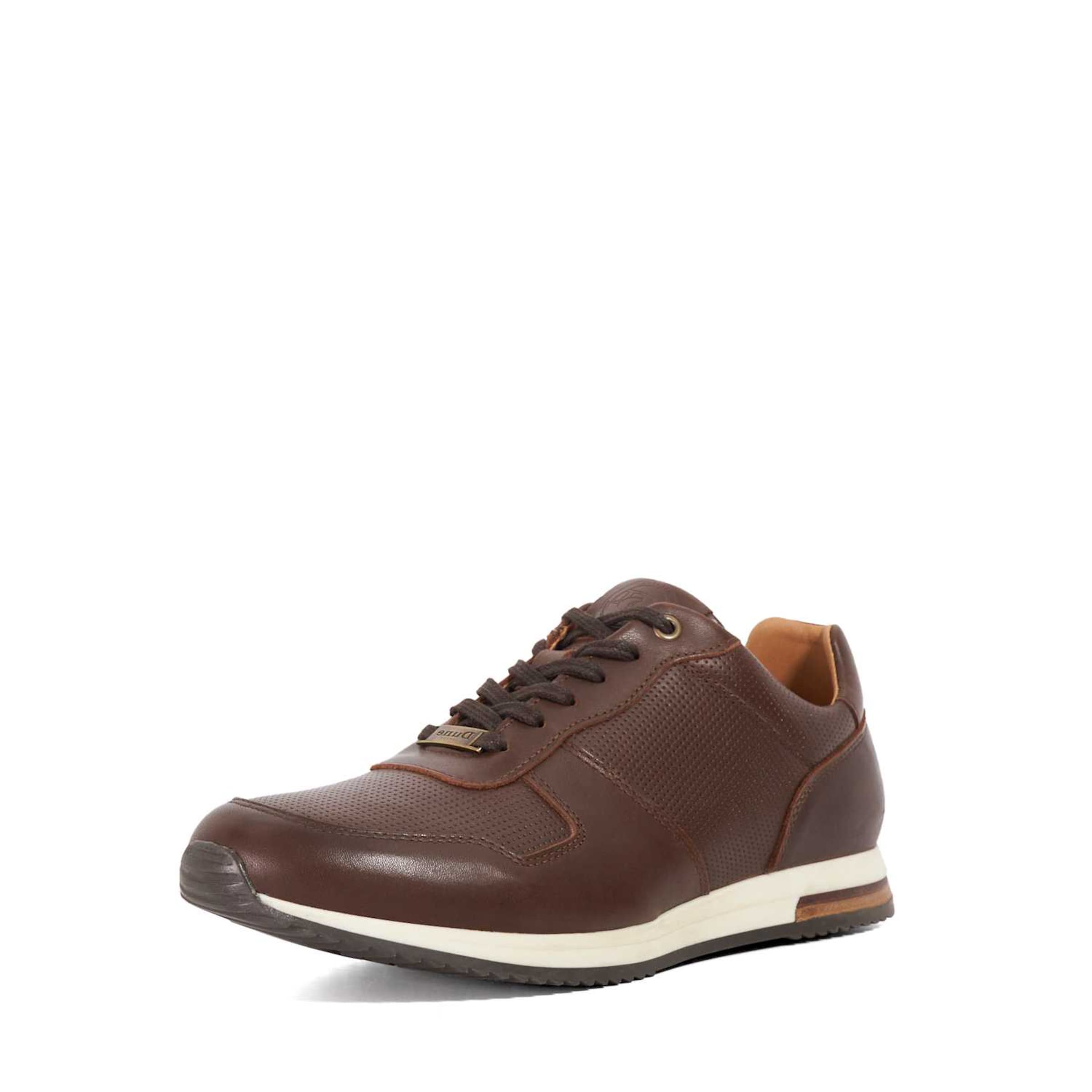 Dune LONDON Sneakers laag 'Trilogy' in Bruin: voorkant