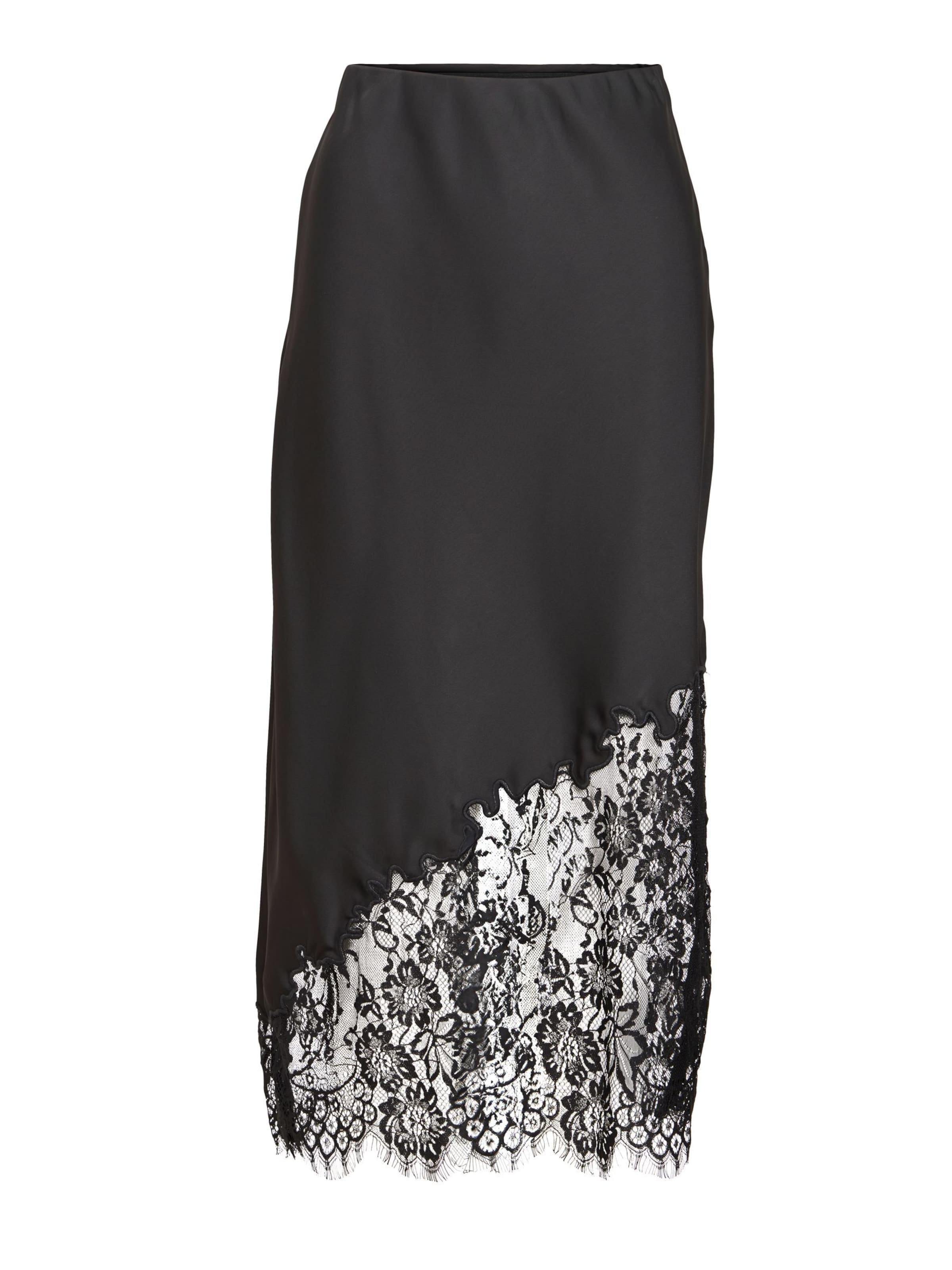 VILA - Falda en negro: frente