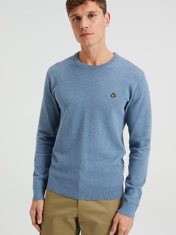 WE Fashion Sweater in Blue: front