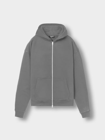 Burocs Sweatjacke in Grau: Vorderseite