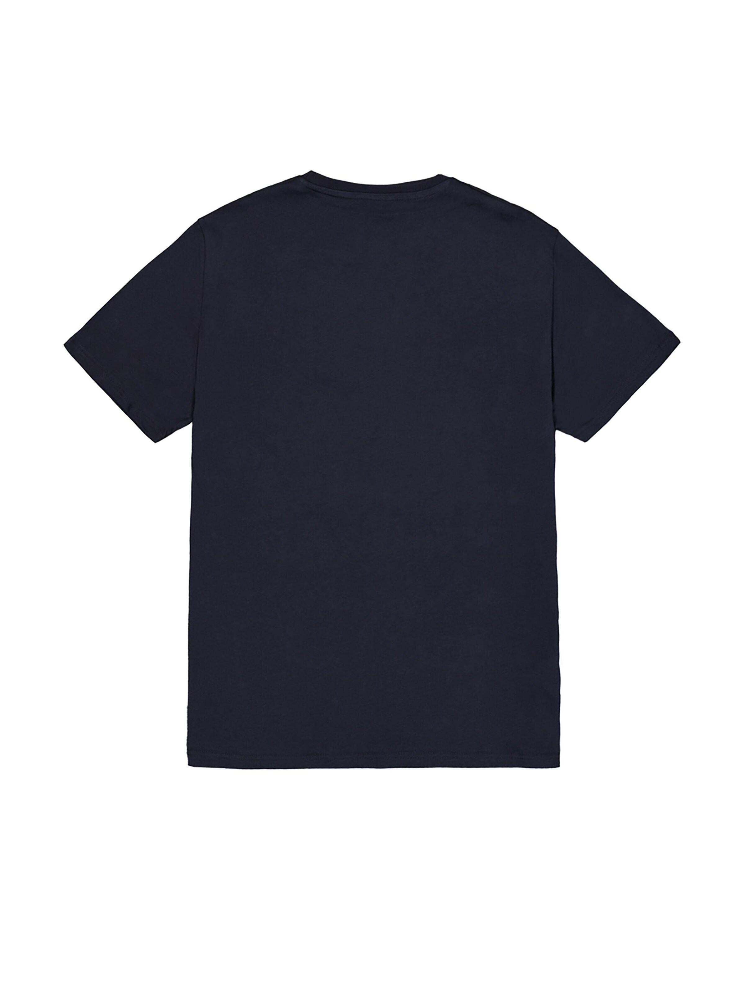 ALPHA INDUSTRIES Shirt 'Basic Small Logo'‌‌‌‌‌‌ in Blau