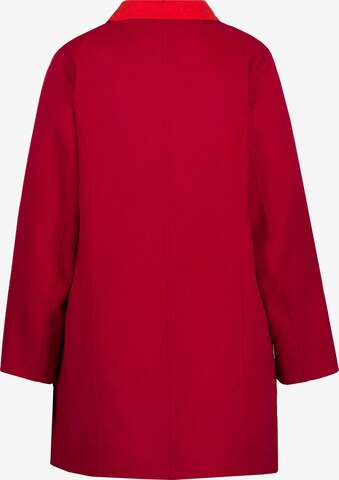 Ulla Popken Between-Seasons Coat in Red