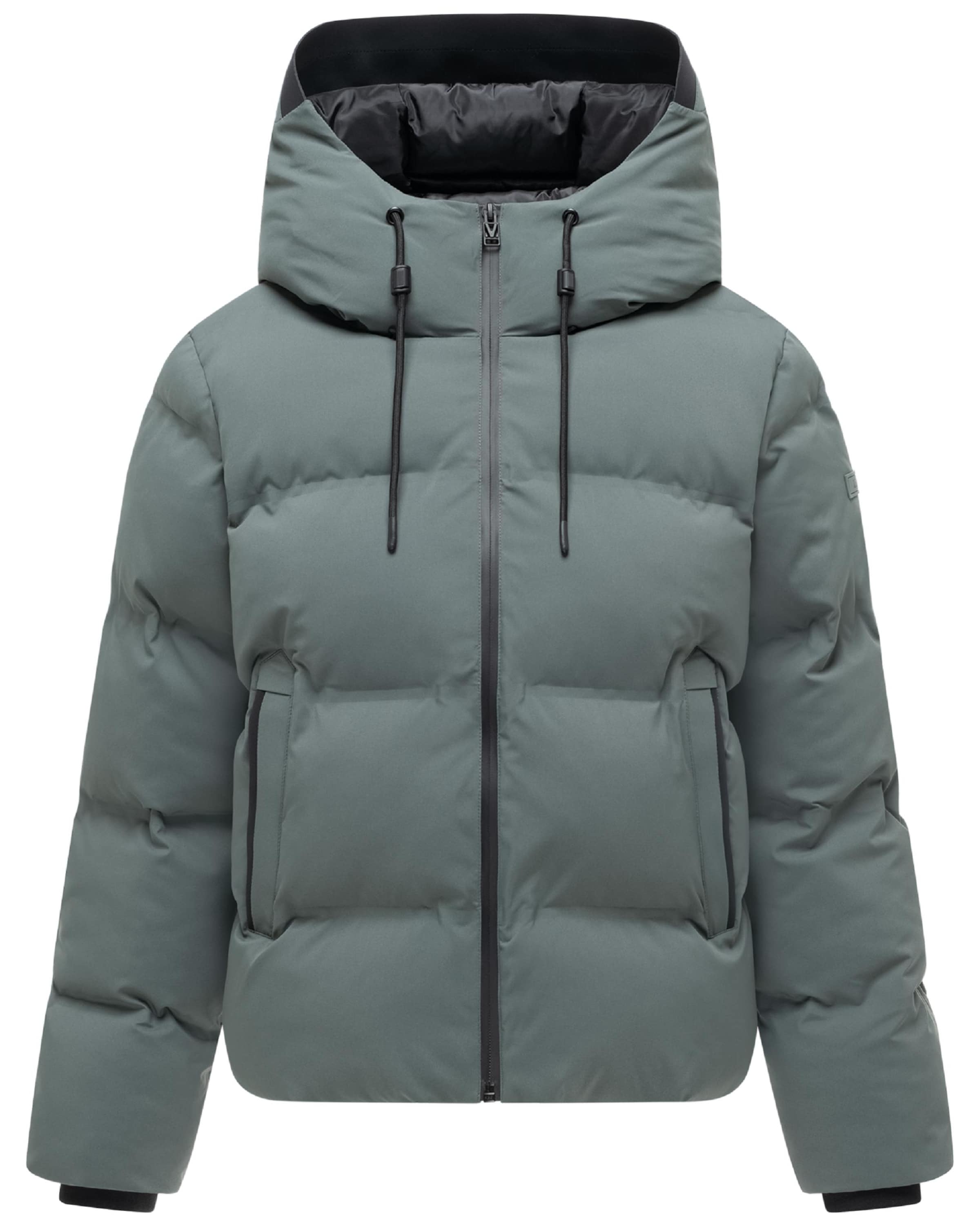 MARIKOO Winterjas 'Paddie 16' in Groen: voorkant