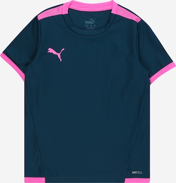 PUMA Функционална тениска 'TeamLIGA' в синьо: отпред