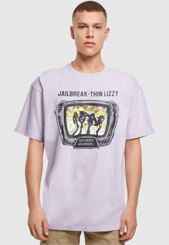 Merchcode T-Shirt 'Thin Lizzy - Jailbreak' in Lila: Vorderseite