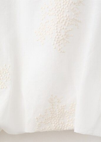 MANGO Blouse 'Cayote' in White