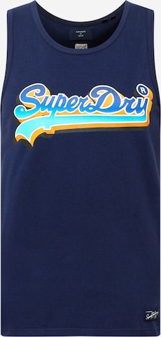 Superdry Tričko - Modrá: predná strana