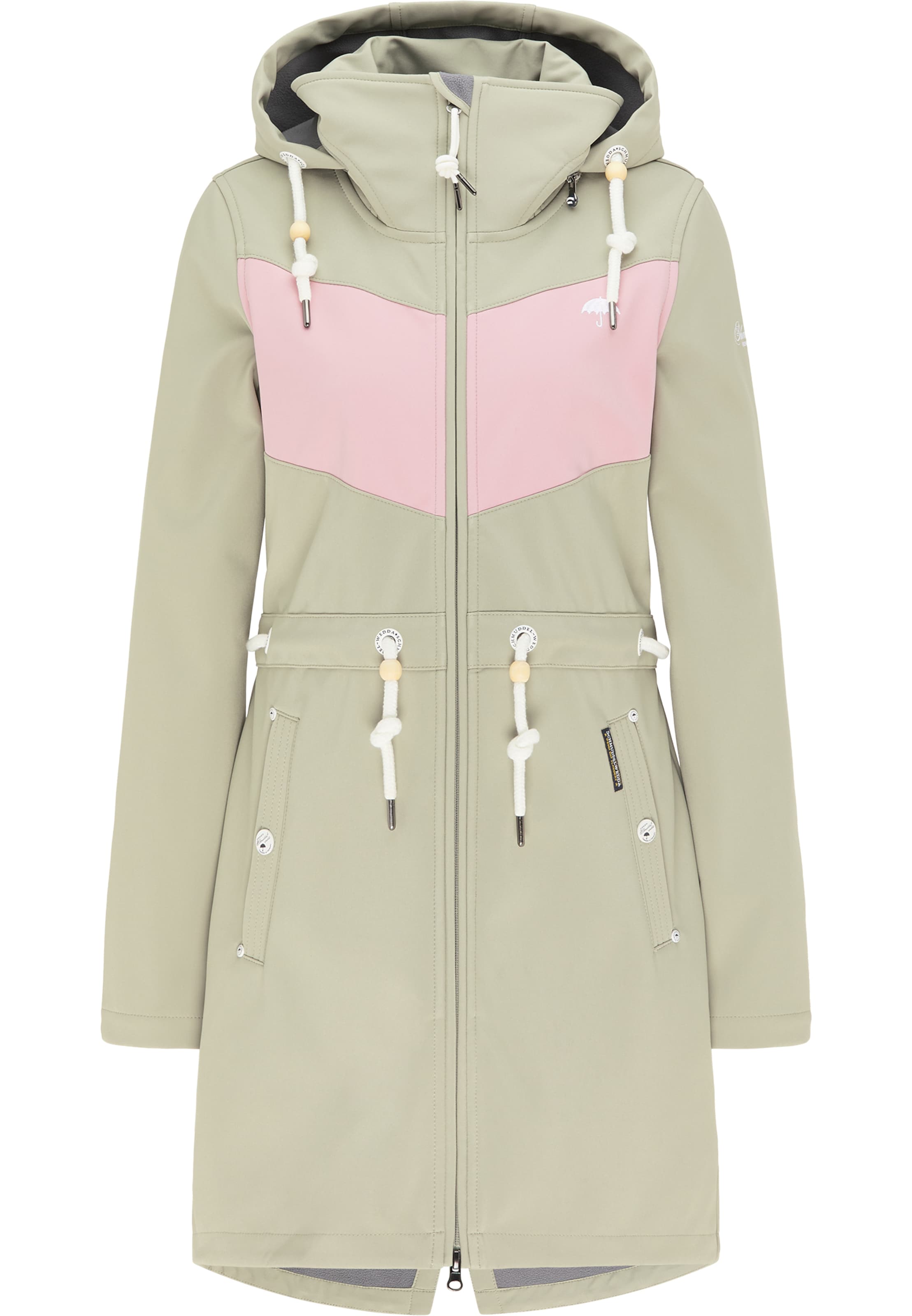 Schmuddelwedda Funktsionaalne mantel, värv beež: eest vaates