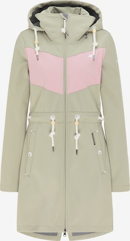 Manteau fonctionnel Schmuddelwedda en beige : devant