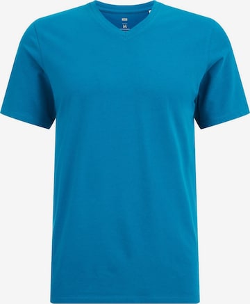 T-Shirt WE Fashion en bleu : devant