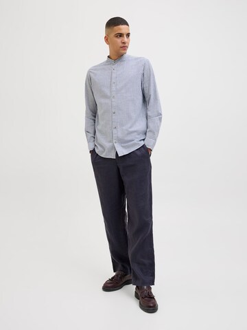Slim fit Camicia 'JJESummer Band' di JACK & JONES in blu