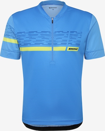 ZIENER Performance Shirt 'NEMIC-Z ' in Blue: front
