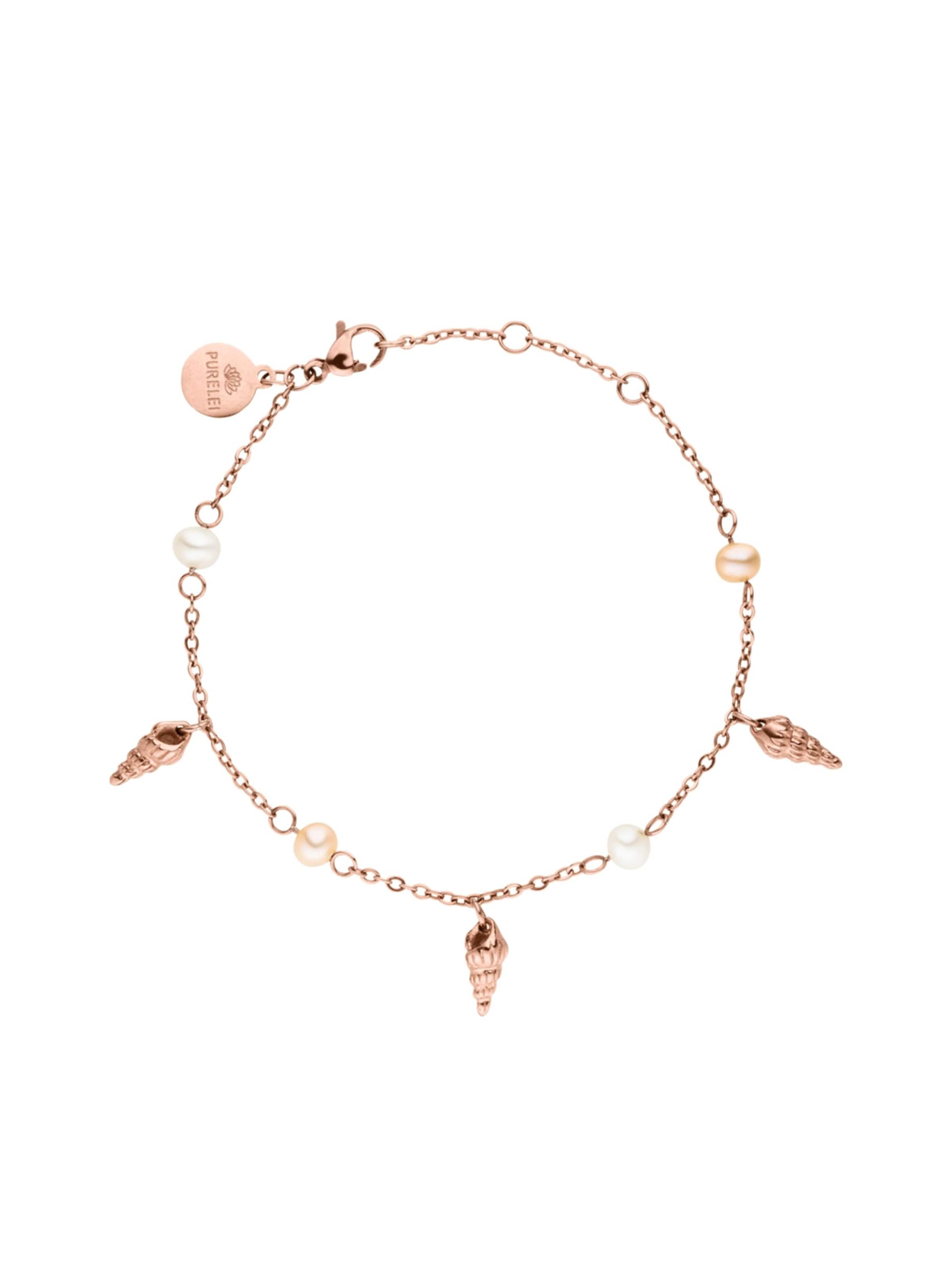 PURELEI Armband 'Akala' in de kleur Rose-goud, Productweergave