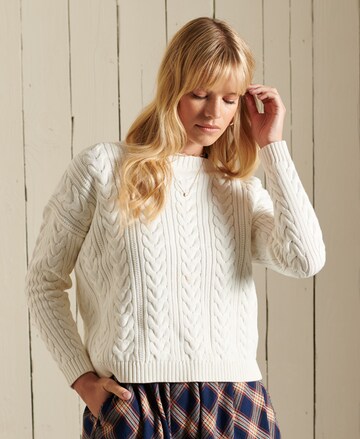 Superdry Sweater in White