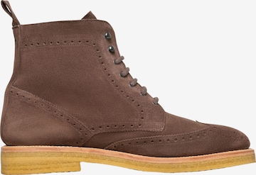 Henry Stevens Lace-Up Boots 'Winston FBDB' in Brown