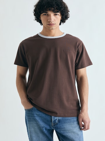 Scalpers Футболка ' ' в Коричневый: спереди