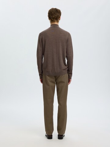SELECTED Sweater 'SLHTRAY' in Brown