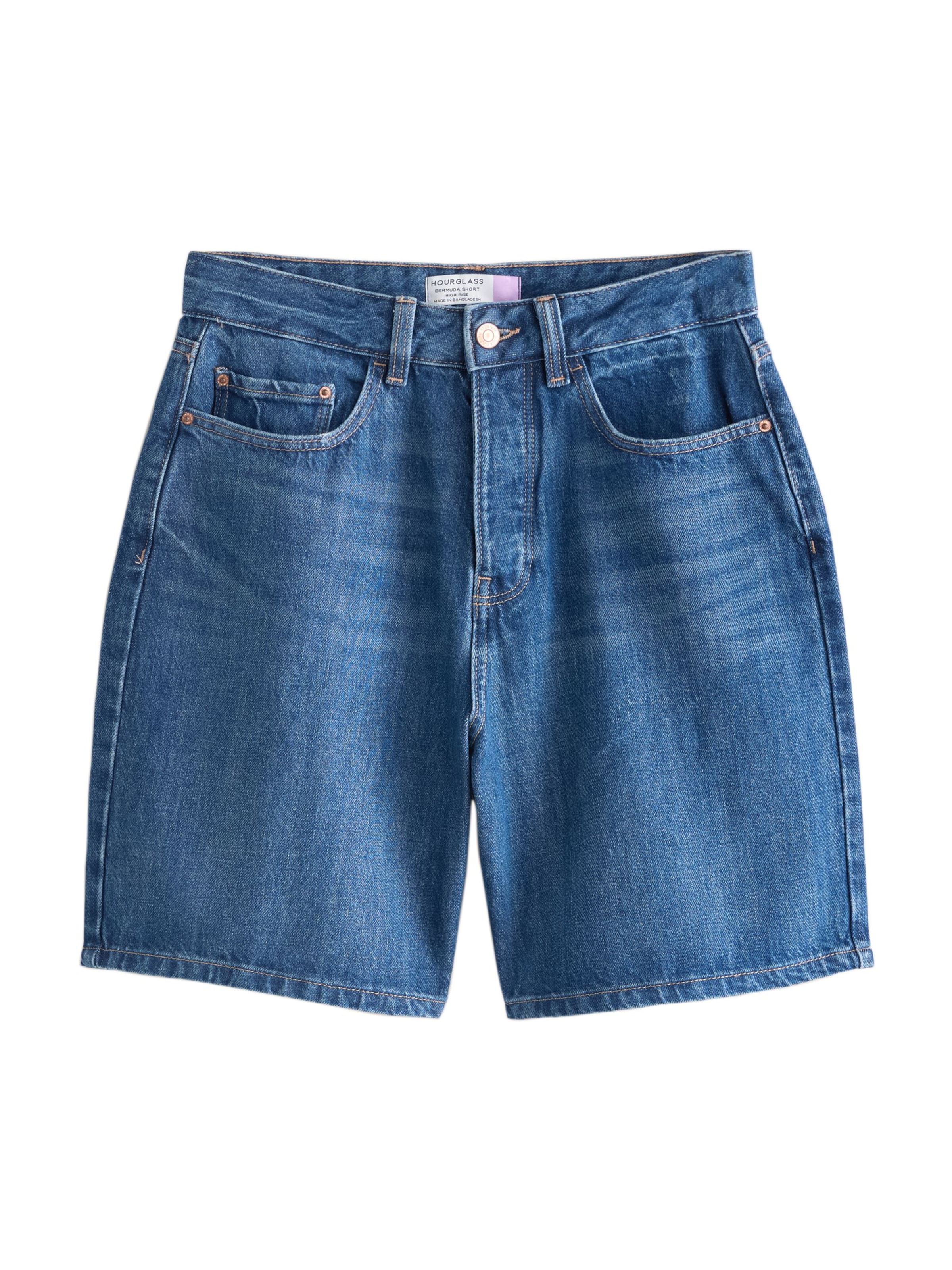 Next Wide leg Jeans in Blue: front