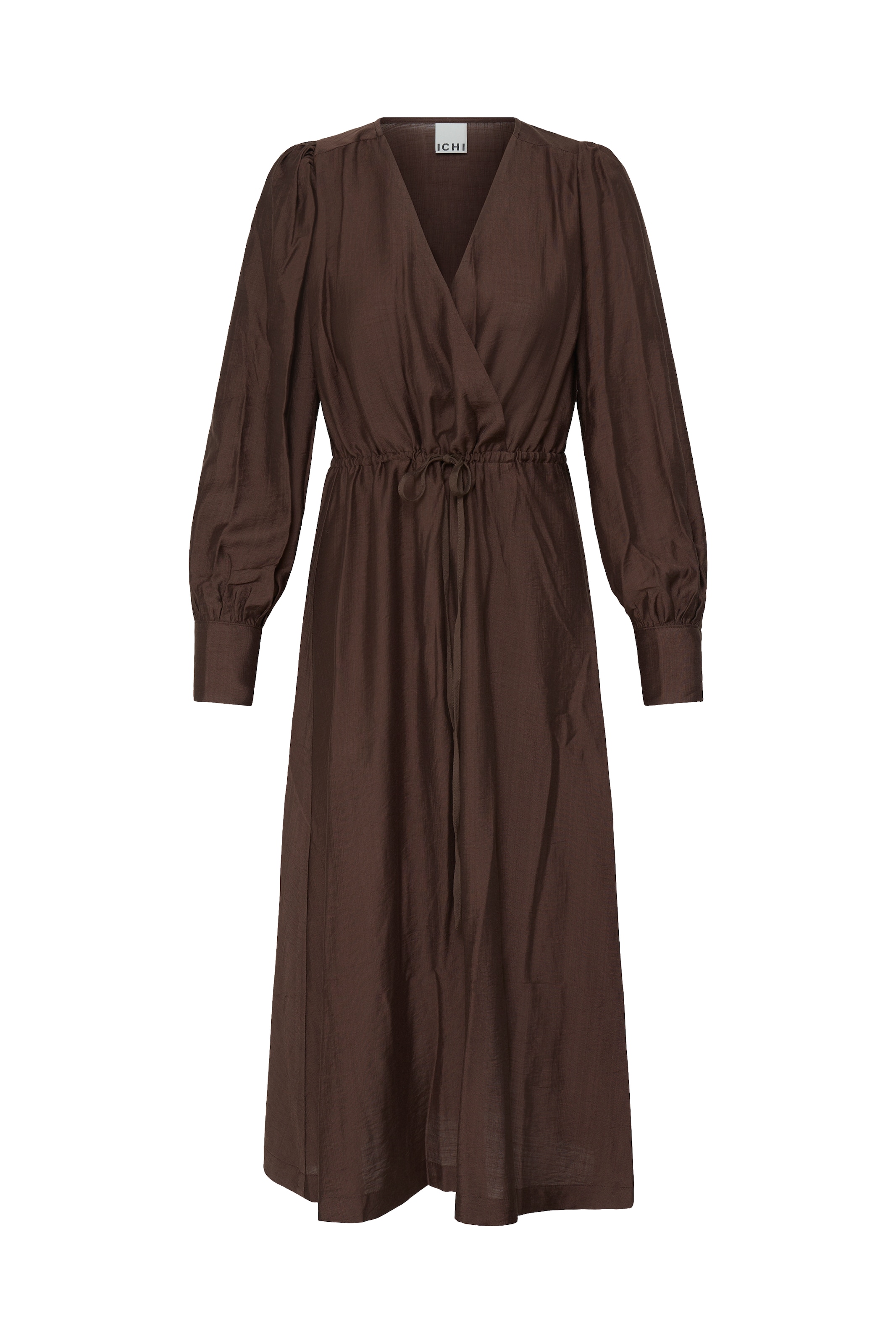 ICHI Dress 'IHEYDIS' in Brown: front