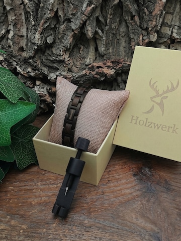 Holzwerk - Pulsera 'UNTERSEE' en negro