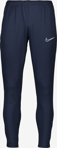 NIKE Skinny Workout Pants 'Academy 23' in Blue: front