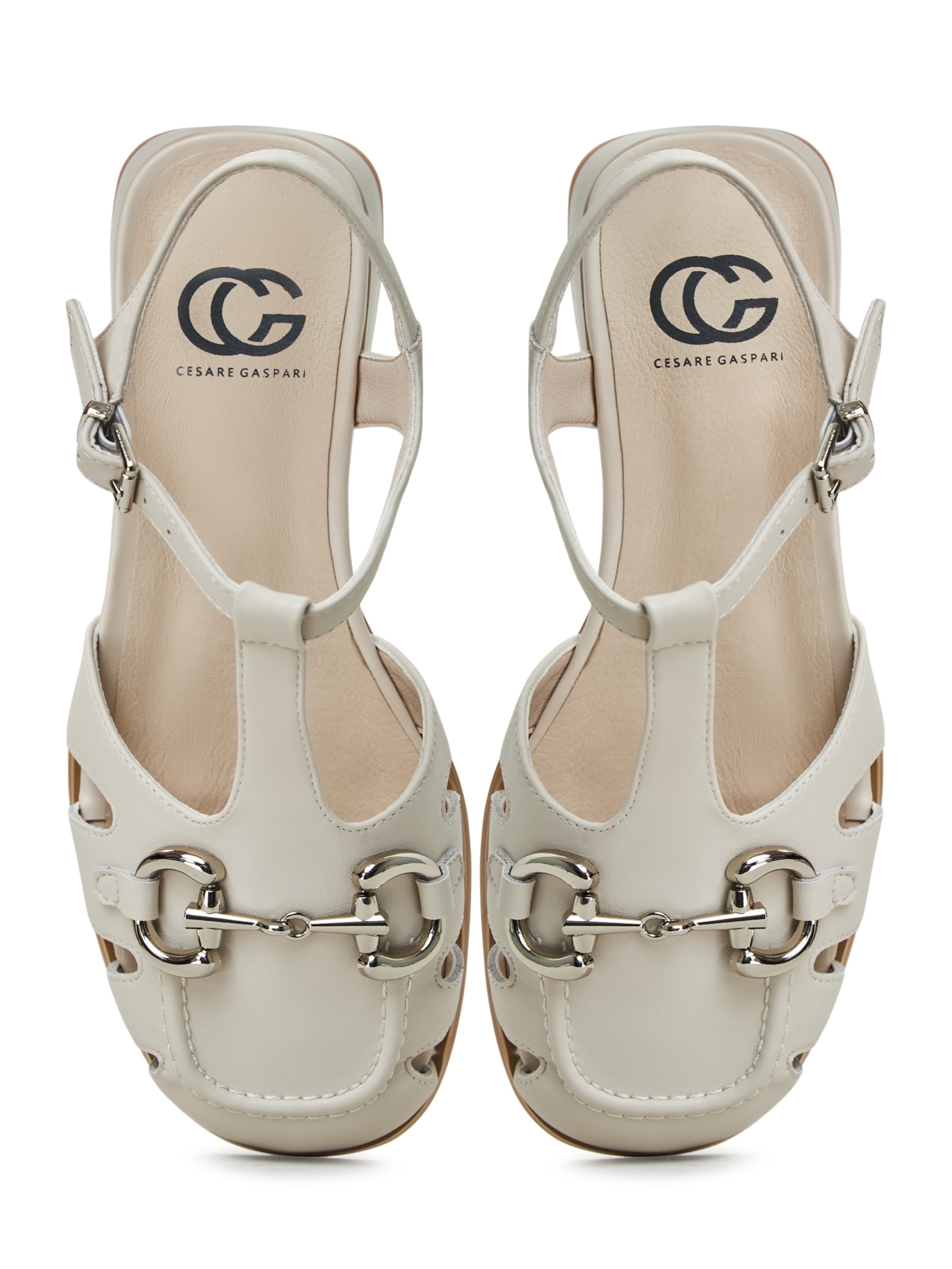 CESARE GASPARI Sandale in Beige