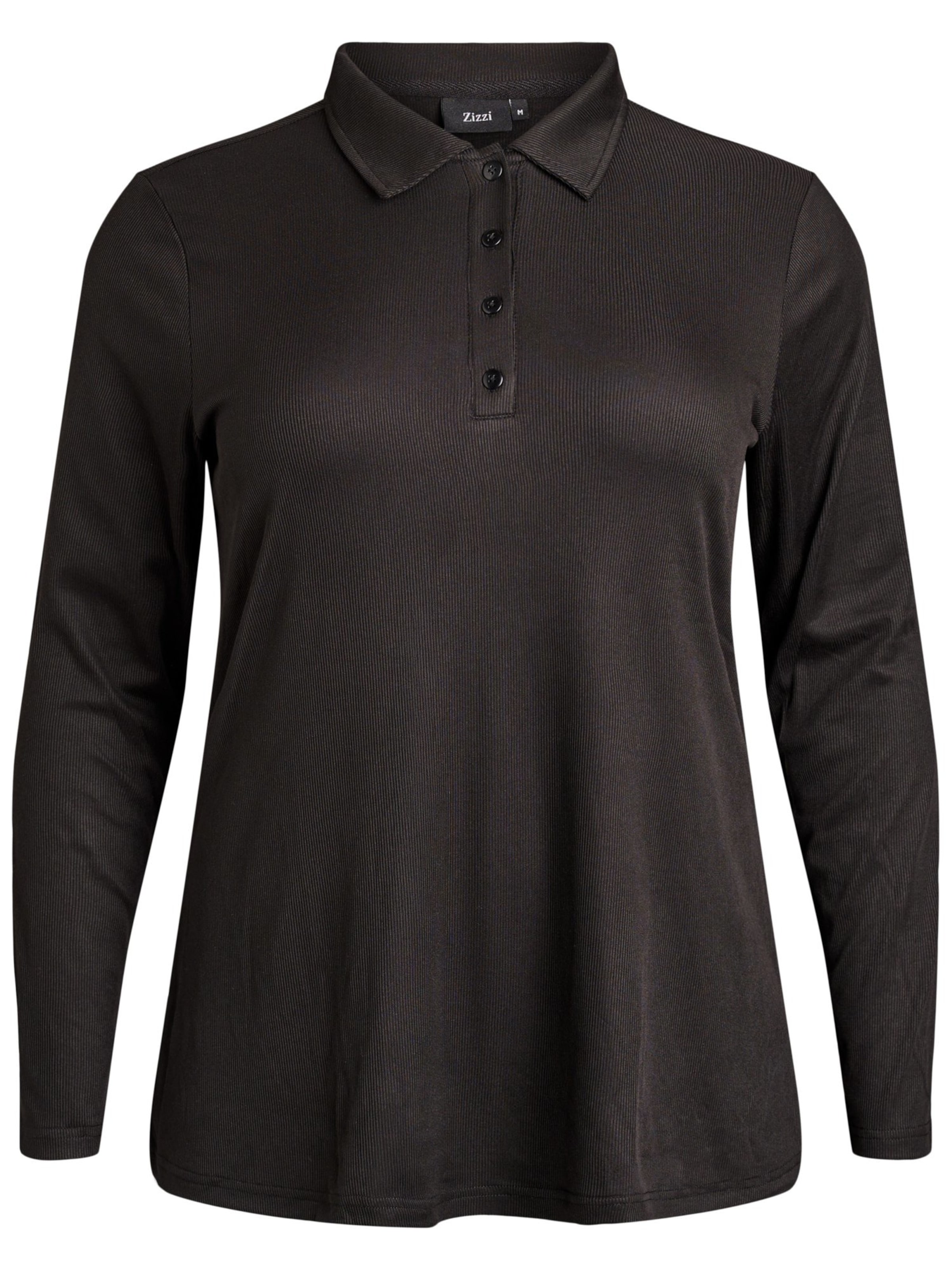 Zizzi Футболка &#x27;Majelica&#x27; в Черный: спереди