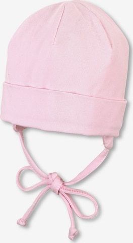 STERNTALER Beanie in Pink: front