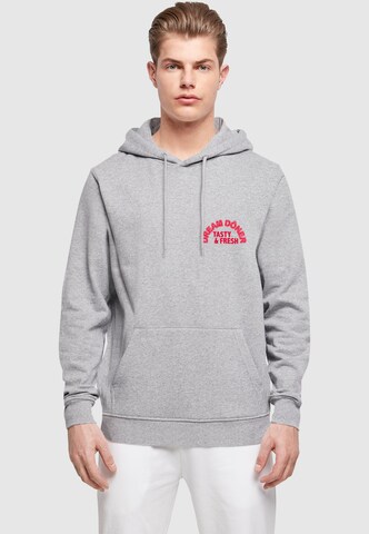 Sweat-shirt 'Dream Kebab' Mister Tee en gris : devant