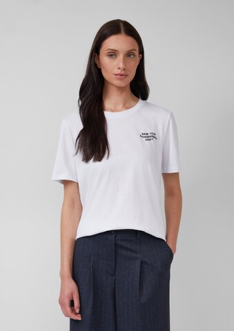 T-shirt s.Oliver en blanc : devant