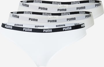 PUMA Thong in White: front