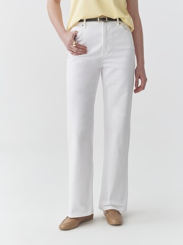 TATUUM Loosefit Jeans 'Riso 1' i vit: framsida