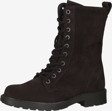 CLARKS Lace-Up Boots in Brown: front