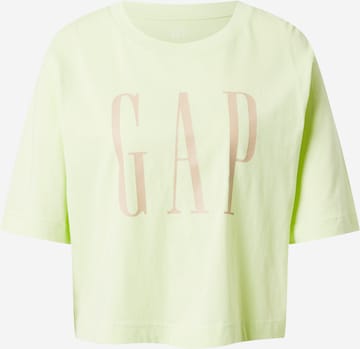 T-shirt GAP en vert : devant