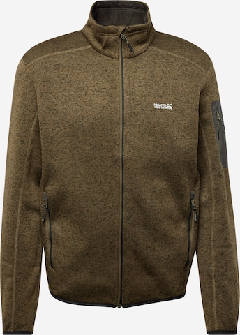 REGATTA Fleece jas 'Newhill' in Groen: voorkant