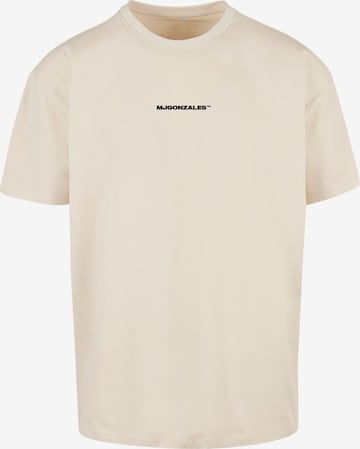 MJ Gonzales T-Shirt 'In tha Hood V.2' in Beige: predná strana