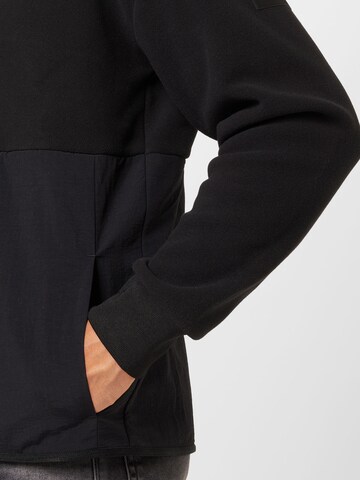Calvin Klein Flisová bunda - Čierna