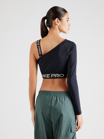 Maglia funzionale 'Pro Shine' di NIKE in nero