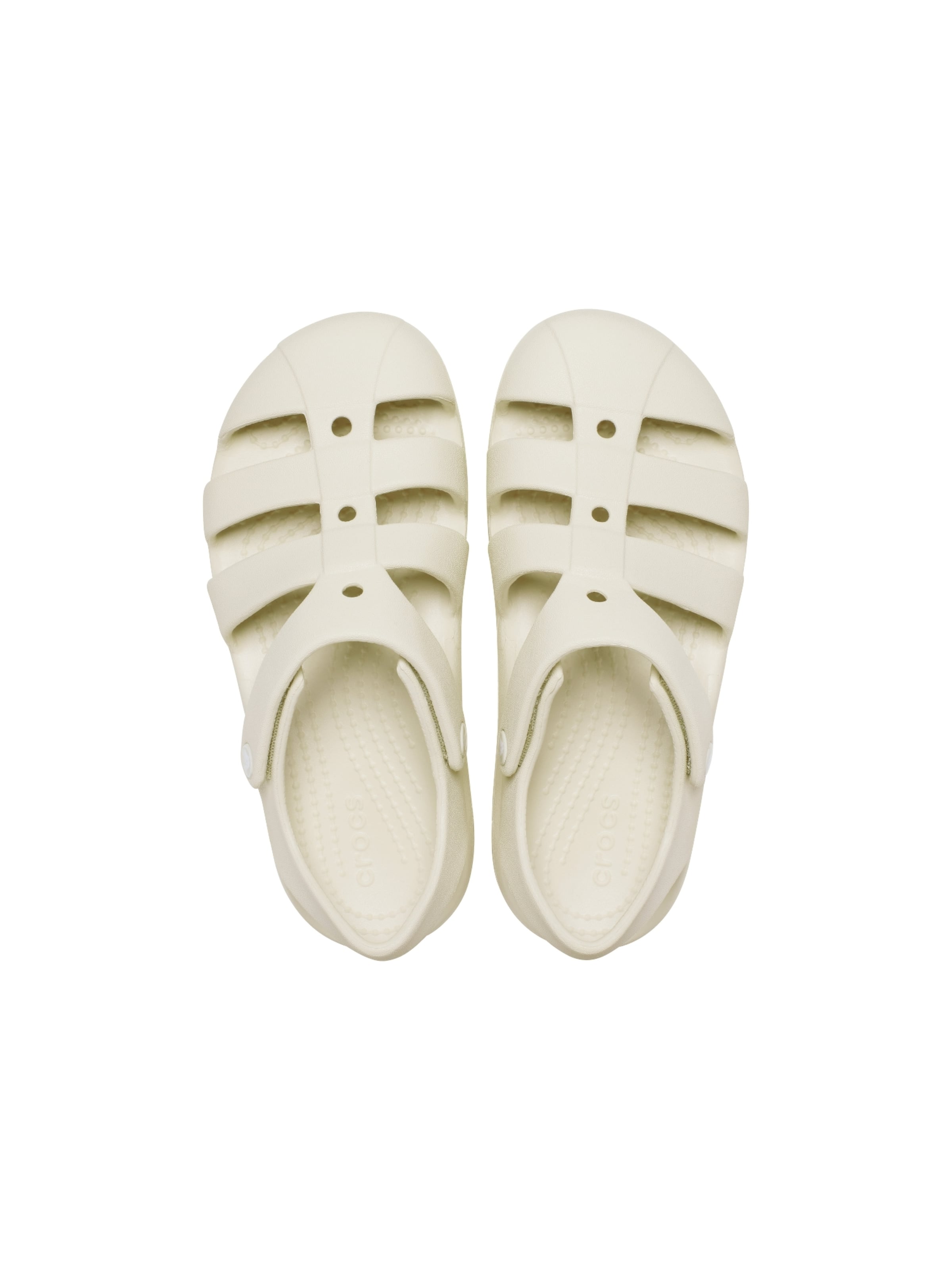 Crocs Open schoenen 'Kindersandalen mit Klettverschluss „Classic Fisherman“' in Wit