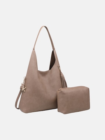 Borsa a mano 'Borsa a mano donna Kassandra Éclaire poliestere chiusura zip' di Kassandra in grigio