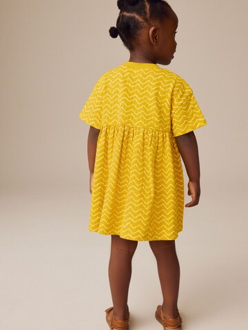 Next Kurzärmliges Kleid in Gelb