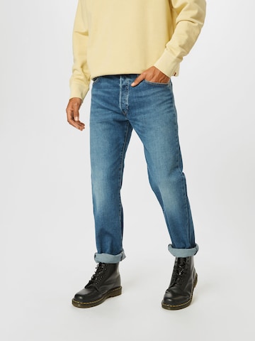 Jeans '501 ORIGINAL FIT' di LEVI'S in blu: frontale