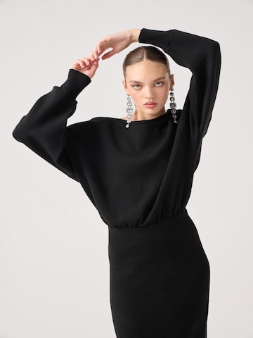 Robes en maille HOLLY LOLLY en noir