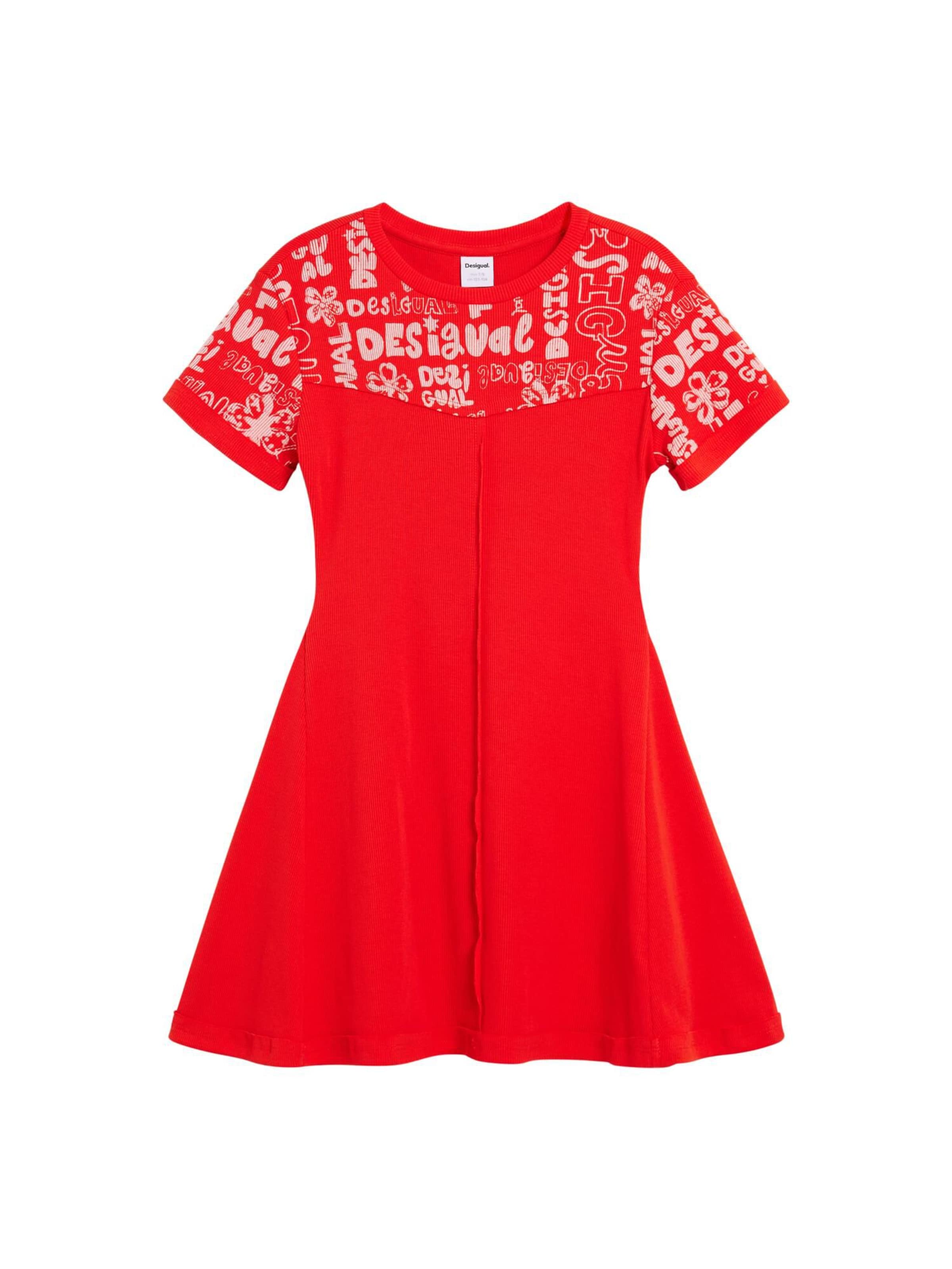Desigual Jurk in Rood: voorkant