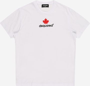 balts DSQUARED2 T-Krekls: no priekšpuses