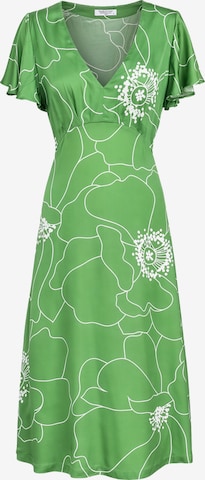 Haris Cotton Jurk 'Haris Cotton' in Groen: voorkant