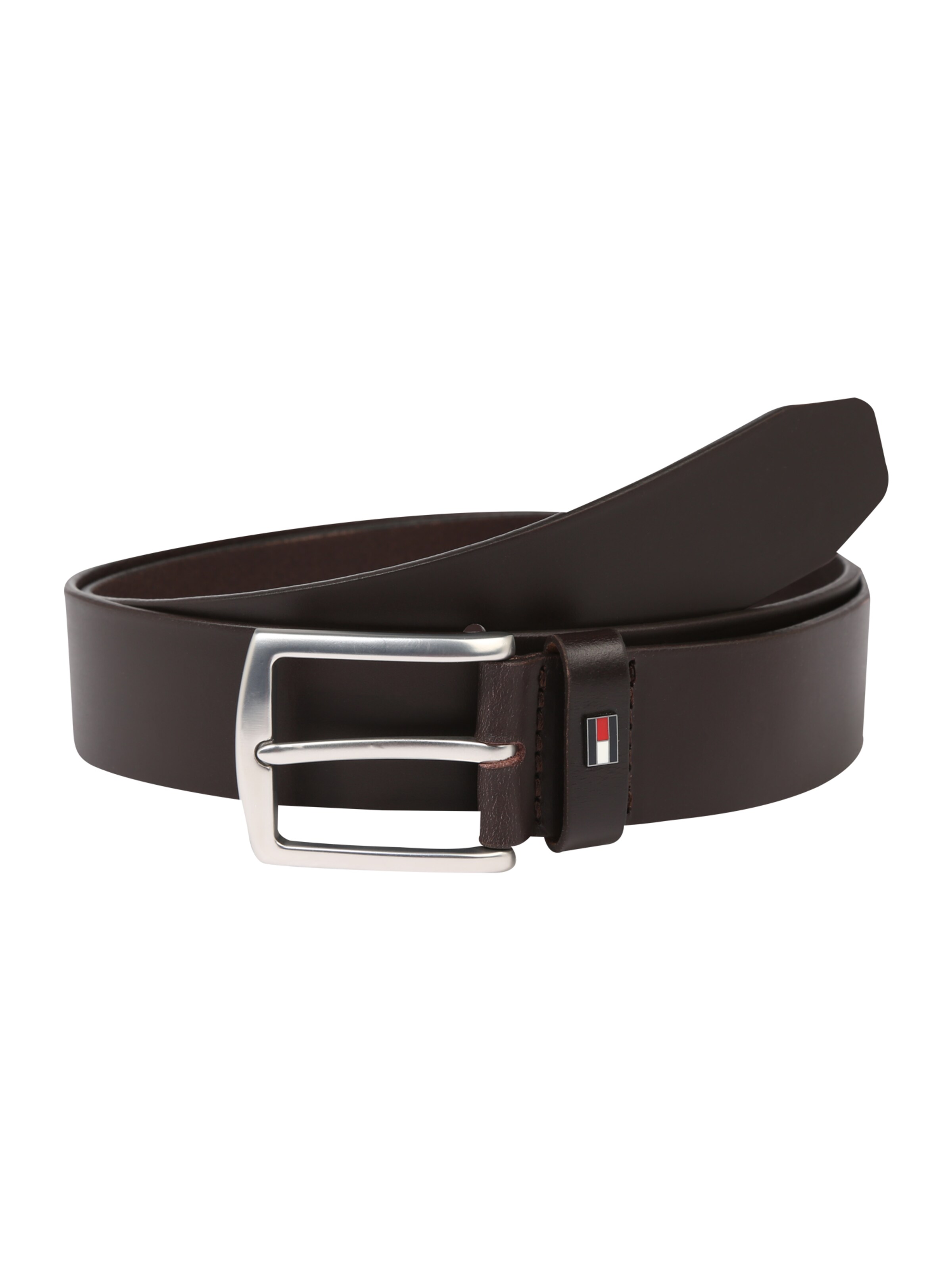 Men Belts | TOMMY HILFIGER Belt 'Denton' in Dark Brown - ZJ36608