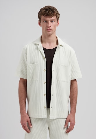 Dstrezzed Regular fit Button Up Shirt 'Sherill' in Grey