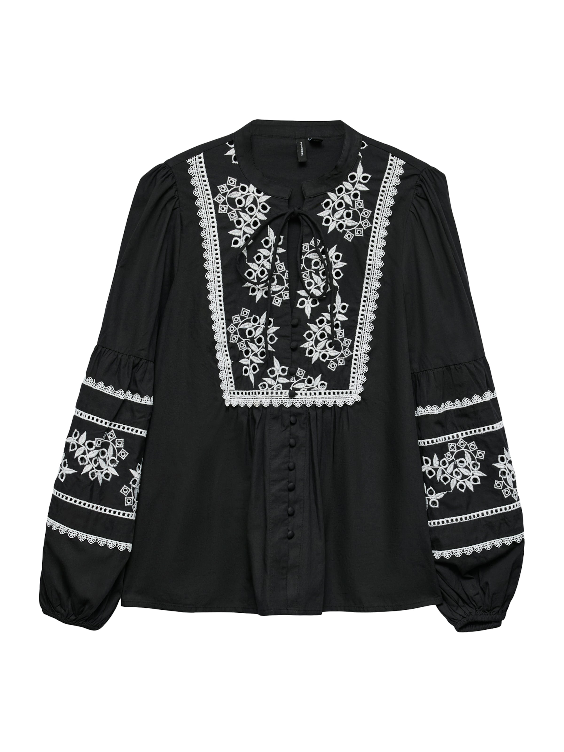VERO MODA Μπλούζα 'VMEMOLA' σε μαύρο: μπροστά